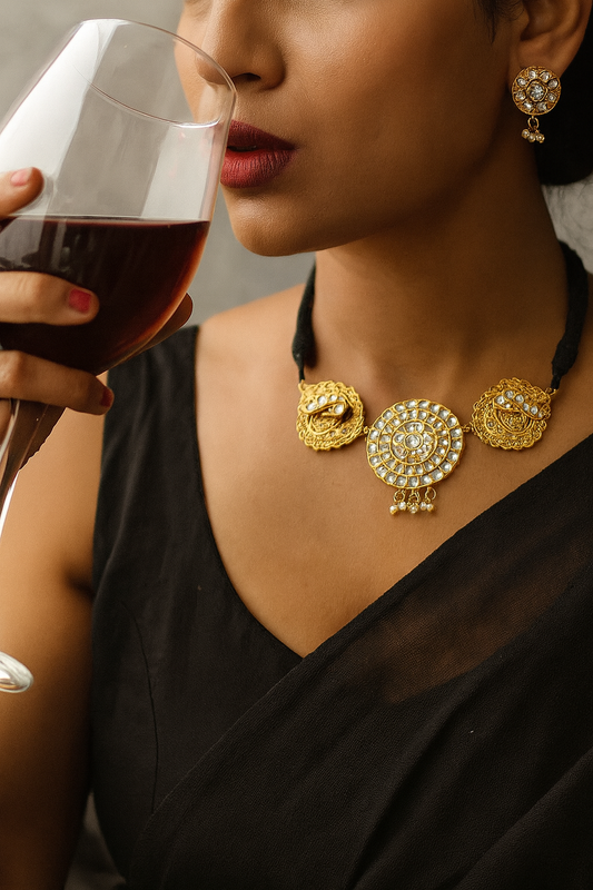 Jadau Thread Choker set