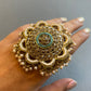 Stylish antique look ring