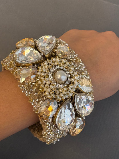 Swaroski Jute Cuff