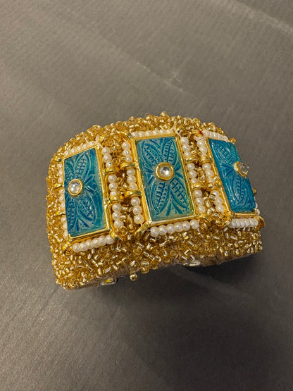 Blue Stone Cuff