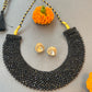 Black chique choker set