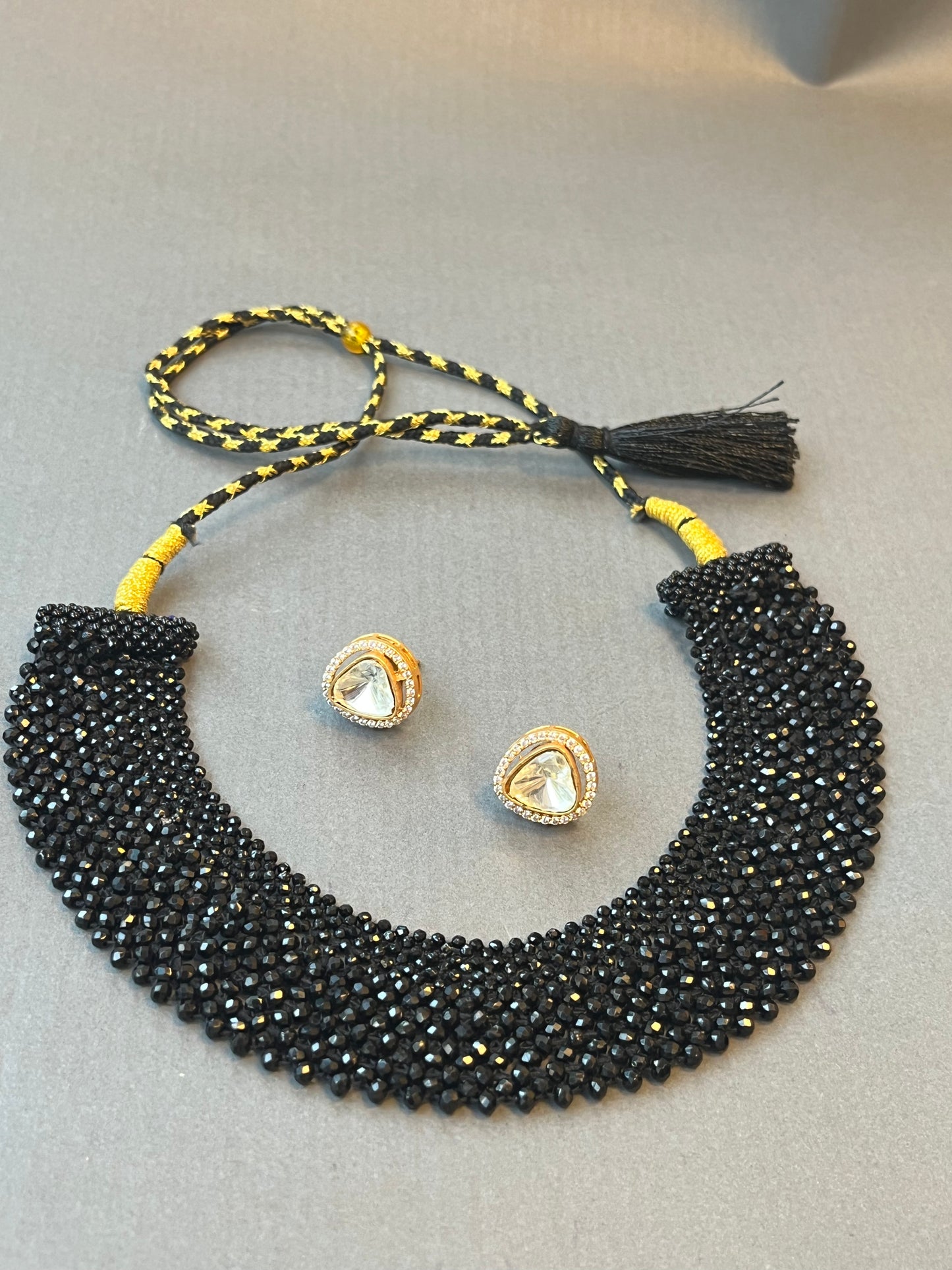 Black chique choker set