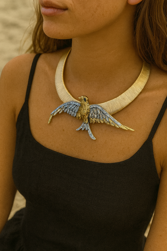 Bird Gold Necklace