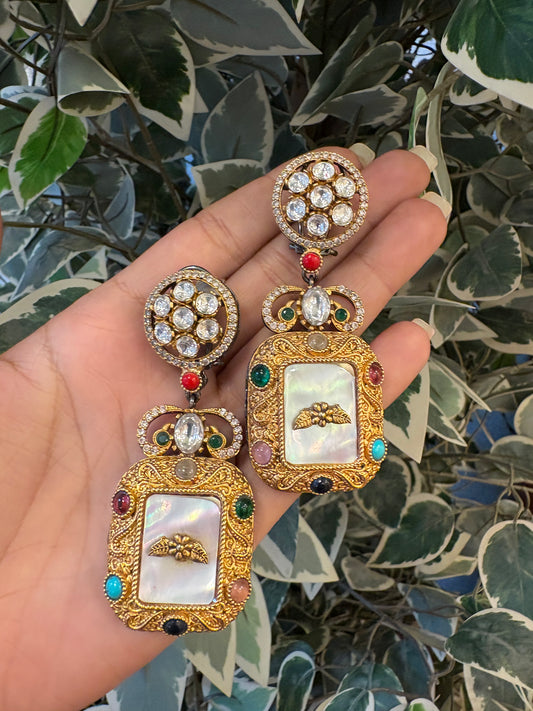 Polki Mop Earrings