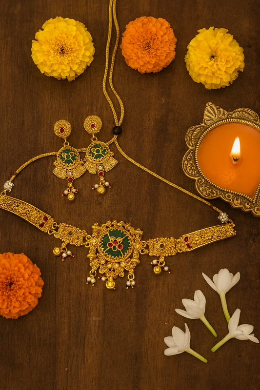 Temple Choker Set