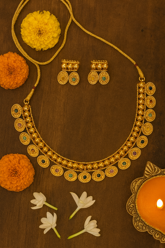 Navrattan Choker Set