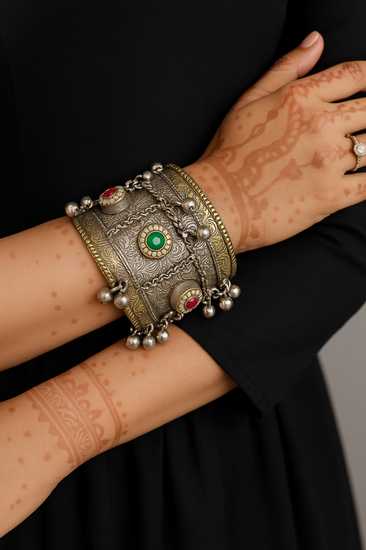 Boho Ghungroo Cuff