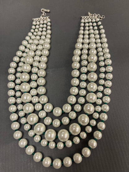 5 layer pearl necklace