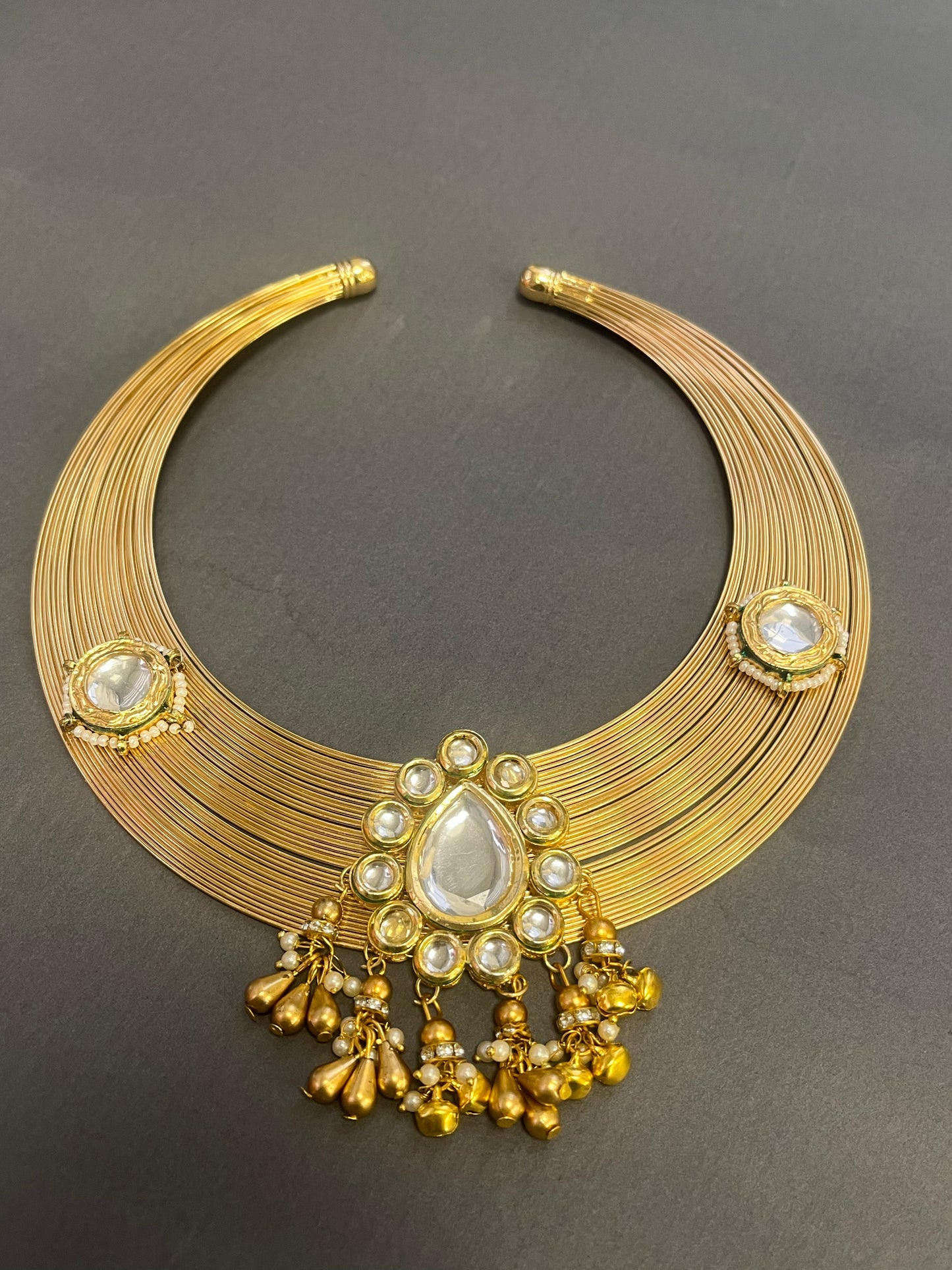 Kundan gold wire hasli