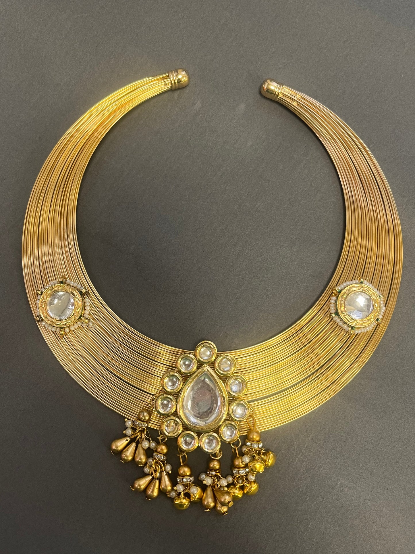 Kundan gold wire hasli