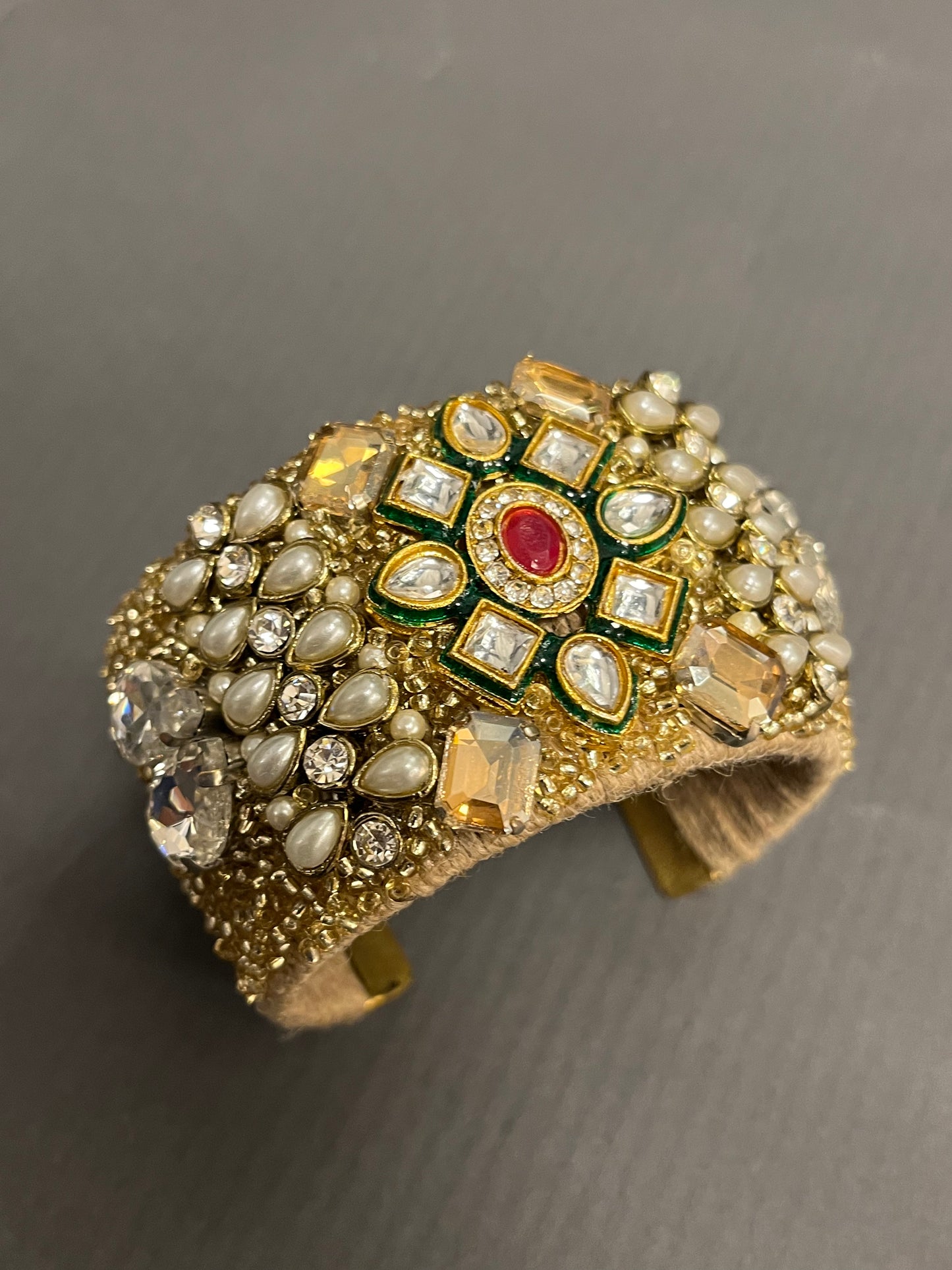 Kundan cuff