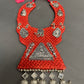 Red jute necklace