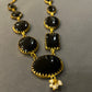 Black stone necklace