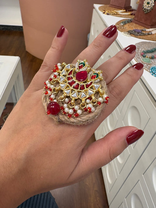 Traditional wedding jute ring