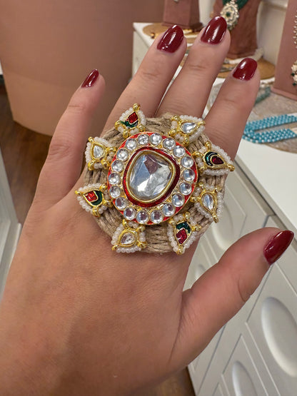 Single Polki jute ring