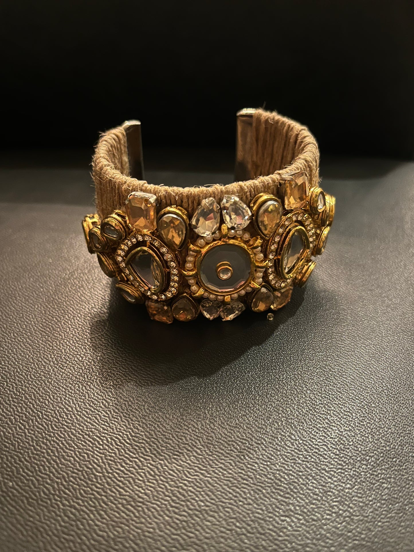 Three kundan cuff