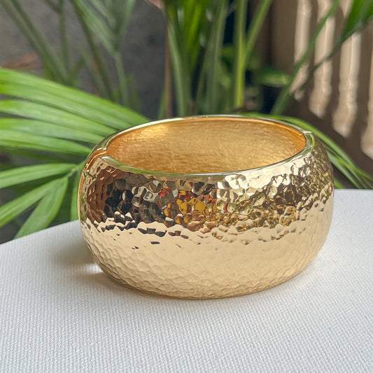 Golden Broad Bracelet - Kiwibymusskan