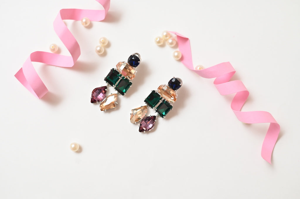 Swarovski Multi-Color Earrings - Kiwibymusskan