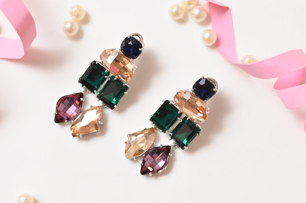 Swarovski Multi-Color Earrings - Kiwibymusskan