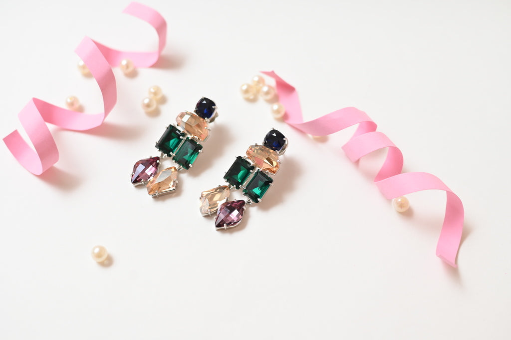 Swarovski Multi-Color Earrings - Kiwibymusskan