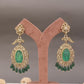 Emerald Regal Victorian earrings