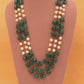 Energy emerald statement necklace