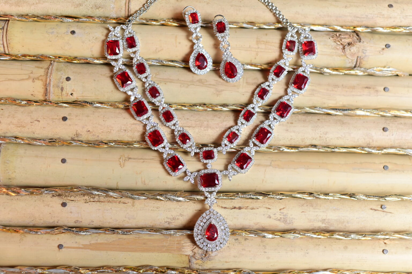 Red Glam Necklace